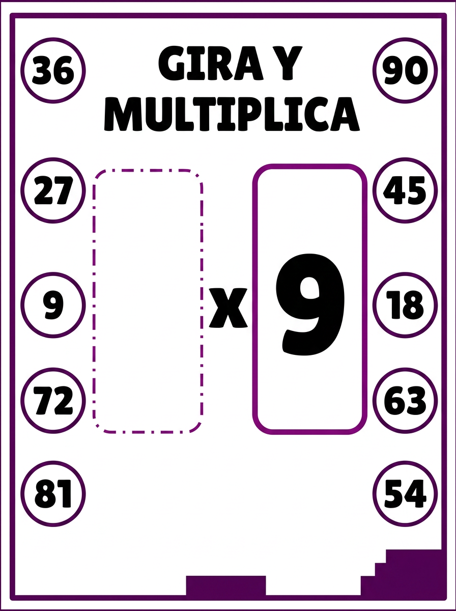 Juego Gira y Multiplica