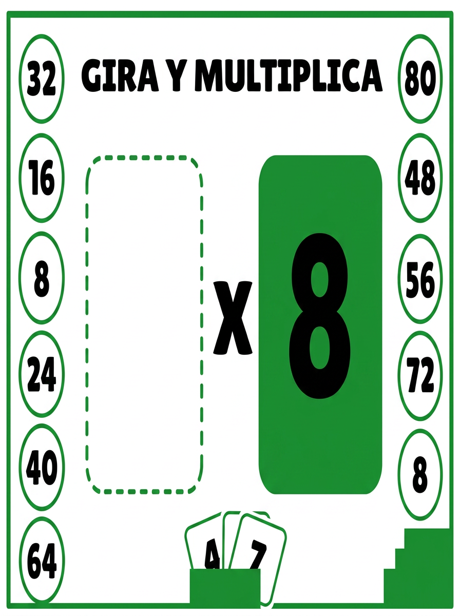 Juego Gira y Multiplica